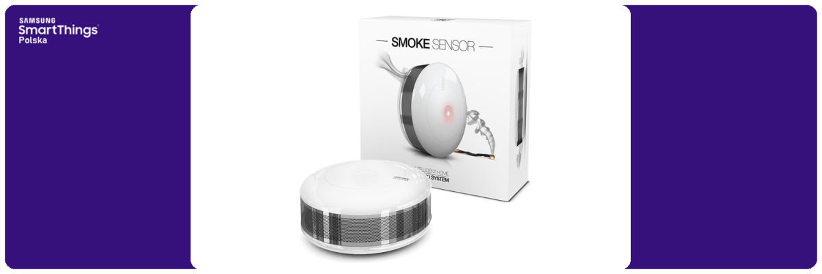 FIBARO Smoke Sensor – czujnik dymu, który poinformuje o wybuchu&nbsp;pożaru