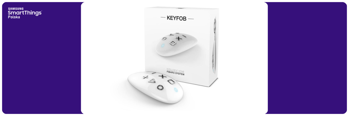 FIBARO KeyFob – stylowy pilot do sterowania inteligentnym&nbsp;domem