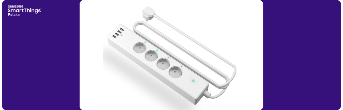 Meross Smart Surge Protector – listwa zasilająca po Wi-Fi dla&nbsp;SmartThings