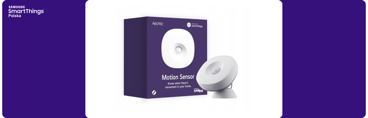 Aeotec Motion Sensor – dedykowany czujnik ruchu dla&nbsp;SmartThings