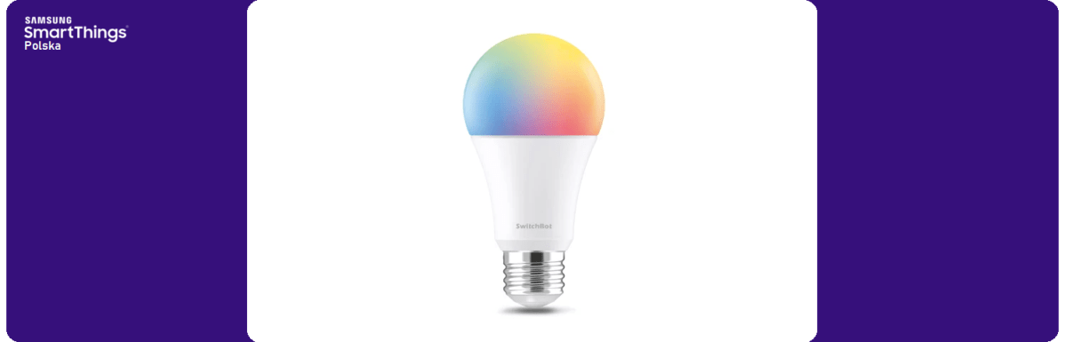 SwitchBot Color Bulb – kolorowa żarówka z gwintem&nbsp;E27/B22/E26