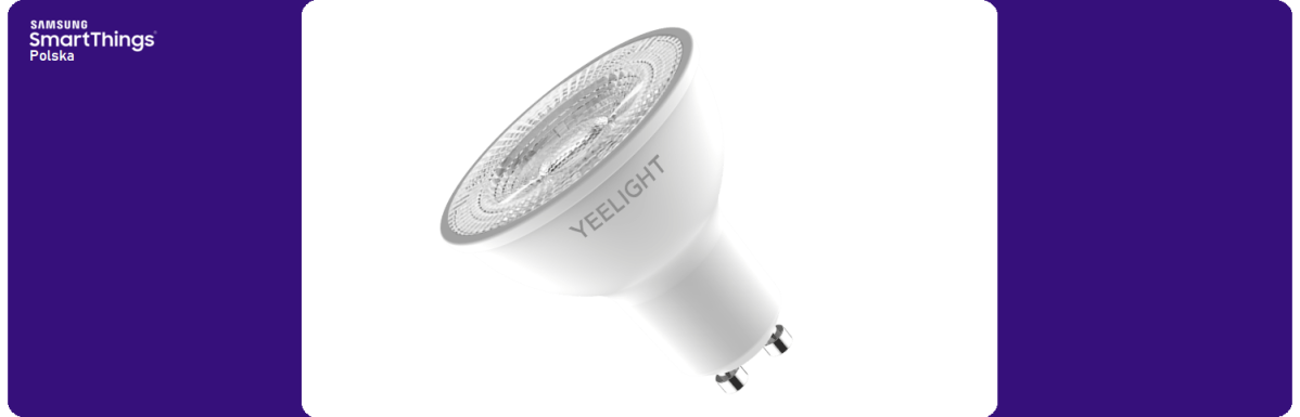 Yeelight Smart Bulb W1 – ściemnialny reflektor z gwintem&nbsp;GU10