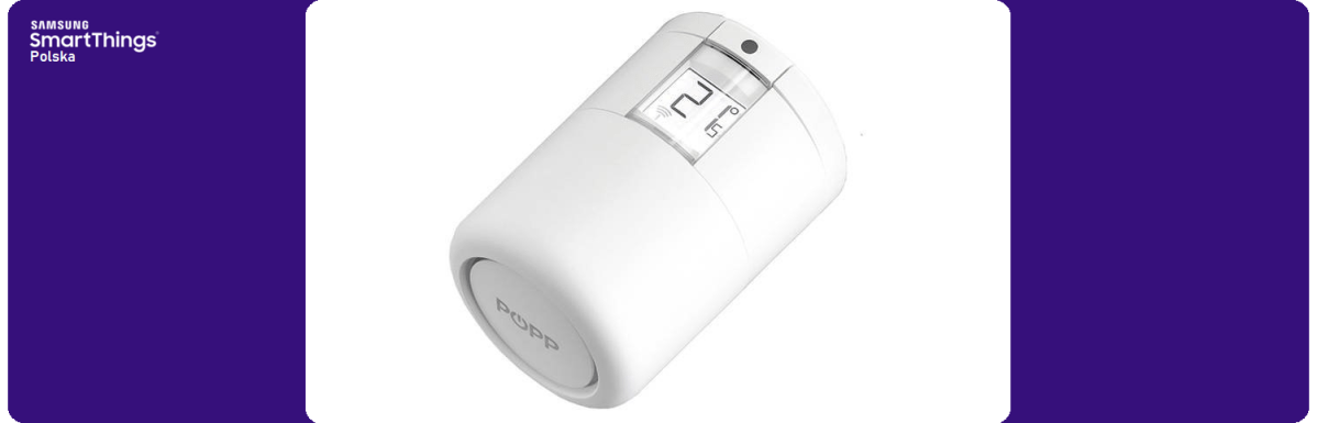 POPP Smart Thermostat – inteligentna głowica termostatyczna&nbsp;ZigBee