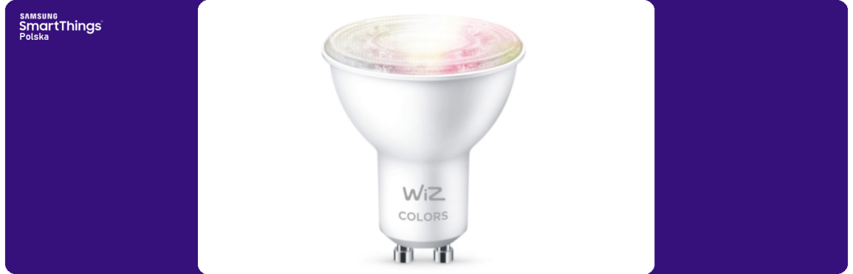 Reflektor WiZ Colors z pełną paletą kolorów i gwintem&nbsp;GU10