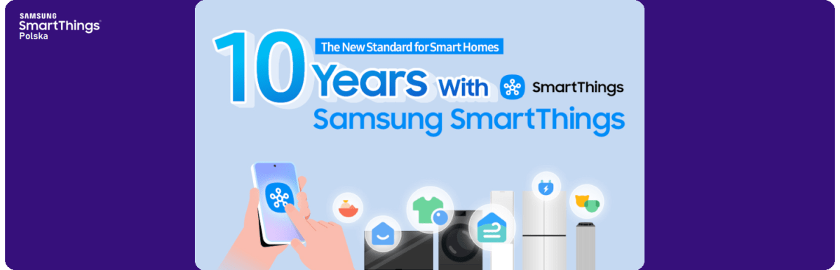 Samsung SmartThings obchodzi 10 urodziny – poznaj historię rozwoju inteligentnego&nbsp;domu