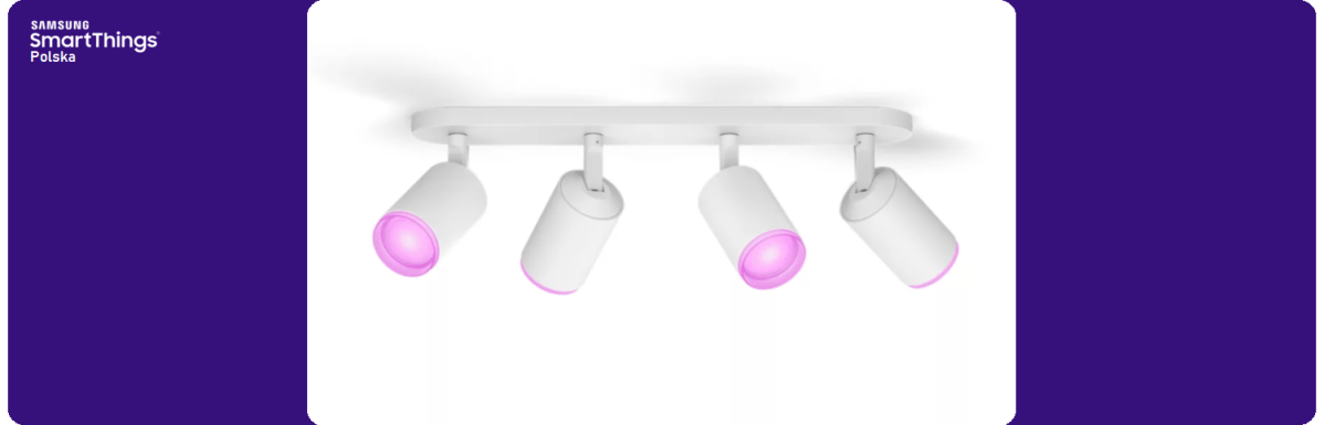 Philips Hue Fugato – poczwórne oświetlenie&nbsp;punktowe