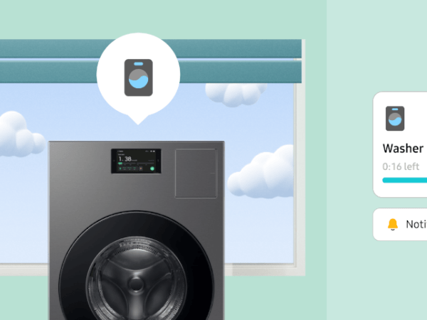 Smart-pralka to podgląd na żywo, zdalne sterowanie i inteligentne cykle — wszystko w aplikacji&nbsp;SmartThings