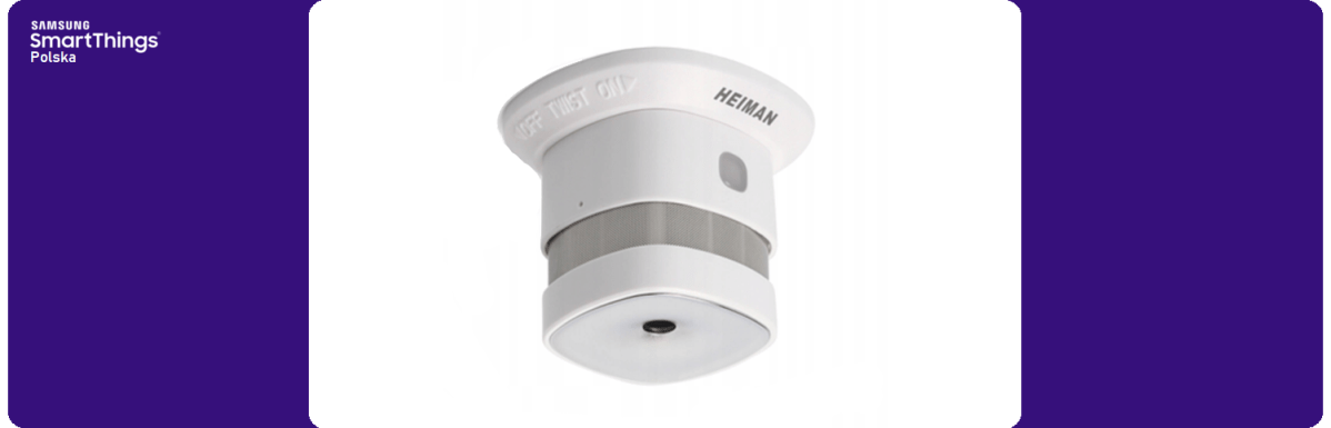 Heiman ZigBee Smoke Sensor – recenzja czujnika dymu dla&nbsp;SmartThings