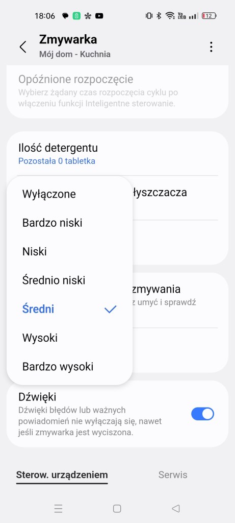 Dozowanie nabłyszczasza 
